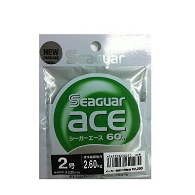 KUREHA Seaguar Ace Fluorocarbon Line 60m #2 2.60kg 5.7lb Fishing Line