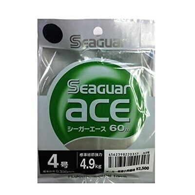 KUREHA Seaguar Ace Fluorocarbon Line 60m #4 4.9kg 10.8lb Fishing Line