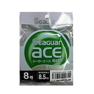 KUREHA Seaguar Ace Fluorocarbon Line 60m #8 8.5kg 18.7lb Fishing Line