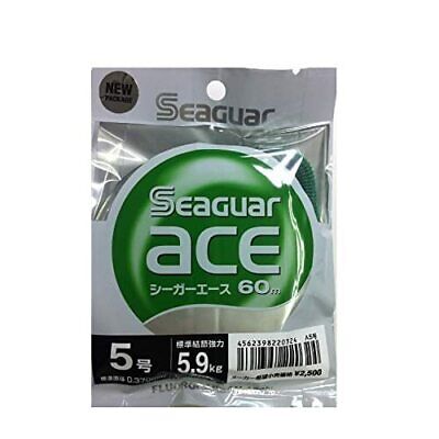 KUREHA Seaguar Ace Fluorocarbon Line 60m #5 5.9kg 13.0lb Fishing Line