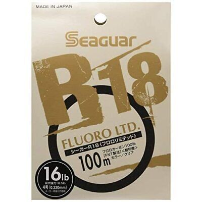 KUREHA R18 FLUORO LTD Fluorocarbon Line 100m 16lb Fishing Line