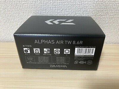Daiwa Baitcast Reel 20 Alphas AIR TW 8.6R Right 8.6:1 Fishing Reel IN BOX