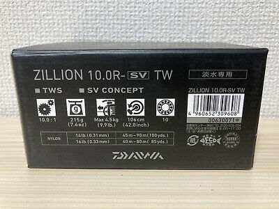Daiwa Baitcasting Reel 20 Zillion SV TW 10.0R Right 10.0:1 Fishing Reel IN BOX
