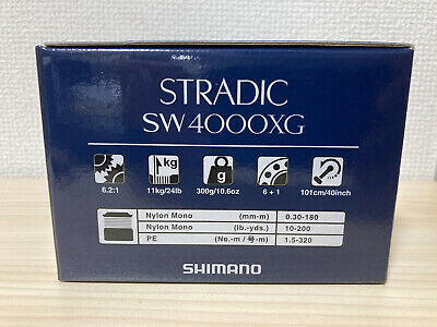 Shimano STRADIC SW 4000-10000 All Sizes Spinning Fishing Reels 2020