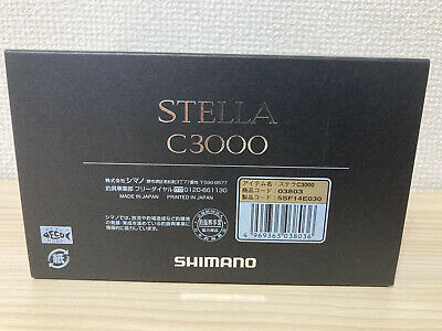 Shimano Spinning Reel 18 STELLA C3000 Gear Ratio 5.3:1 Fishing Reel IN BOX