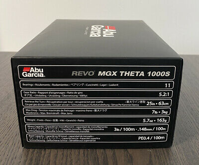 Abu Garcia Spinning Reel REVO MGX THETA 1000S 5.2:1 Fishing Reel IN BOX