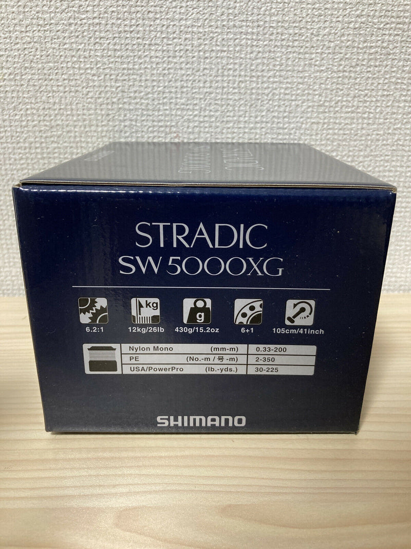 Shimano Spinning Reel 20 STRADIC SW 5000XG Gear Ratio 6.2:1 Fishing Reel IN BOX