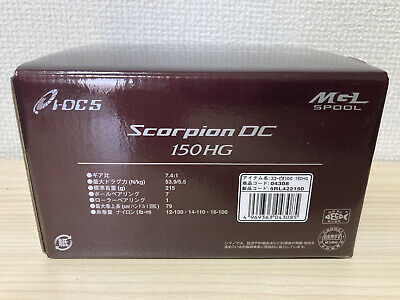 Shimano 21 Scorpion DC 151XG Left Handed Bait casting Reel In Box