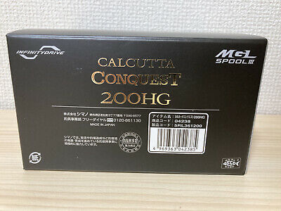 Shimano Baitcasting Reel 21 CALCUTTA CONQUEST 200HG Right 6.5:1 Fishing IN BOX