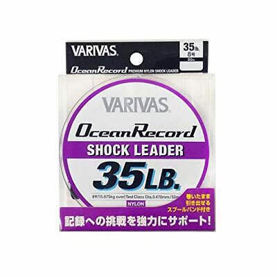 VARIVAS Nylon Line Ocean Record Shock Leader 50m #8 35lb Fishing Line