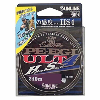 SUNLINE PE Braid Saltimate PE EGI ULT HS4 240m HG #0.6 Fishing Line