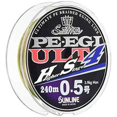 SUNLINE PE Braid Saltimate PE EGI ULT HS4 240m HG #0.4 Fishing Line