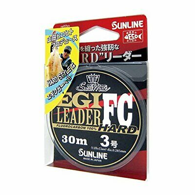 SUNLINE Fishing Line SM Egi Leader FC HARD 30M HG #3