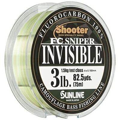 SUNLINE Fishing Line FC Sniper Invisible 75M 3LB