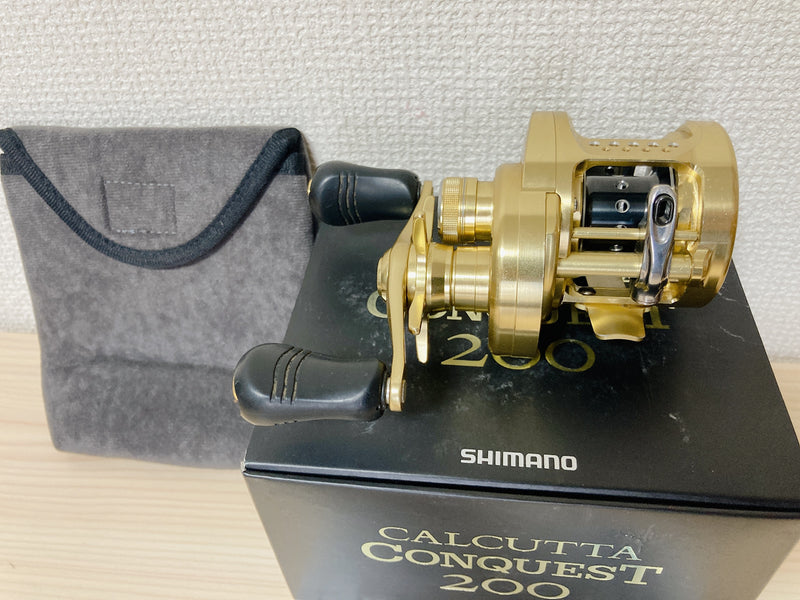 Shimano Baitcasting Reel 14 CALCUTTA CONQUEST 200 Right Handed 5RH820200 IN BOX
