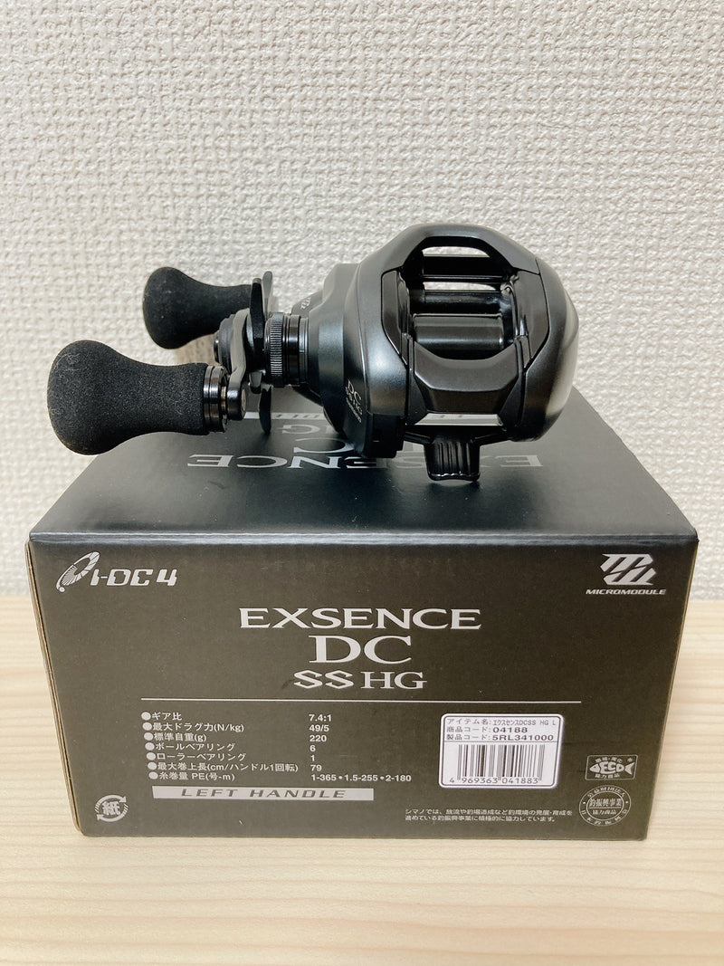 Shimano 20 EXSENCE DC SS XG Left Handed Baitcasting Reel New in