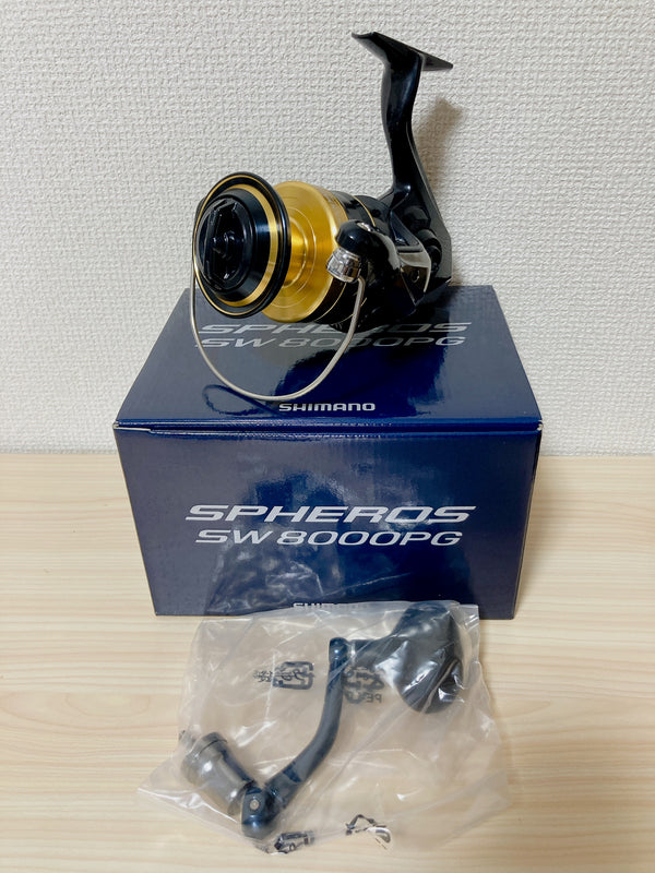 Shimano Spinning Reel 21 Spheros SW 8000PG Gear Ratio 4.9:1 Fishing Reel IN BOX