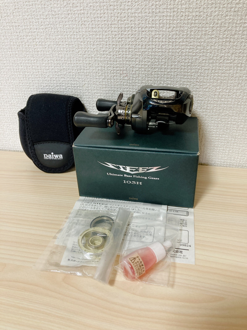 Daiwa Baitcasting Reel STEEZ 103H Right Handle Gear Ratio 6.3:1 IN BOX