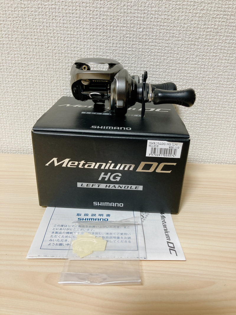 Shimano Baitcasting Reel 15 Metanium DC HG Left Gear Ratio 7.4:1 IN BOX-A