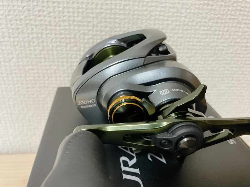 shimano curado 200 hg max drag Shimano Baitcasting Reel 22 CURADO DC 200HG Right Gear Ratio 7.4:1 IN