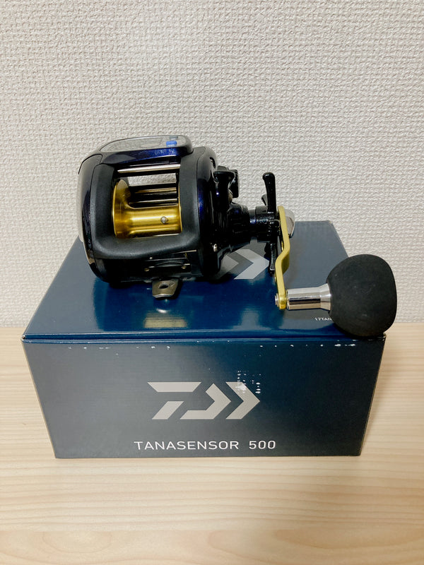 Daiwa Baitcasting Reel 17 TANASENSOR 500 Right 4.3:1 Fishing Reel IN BOX