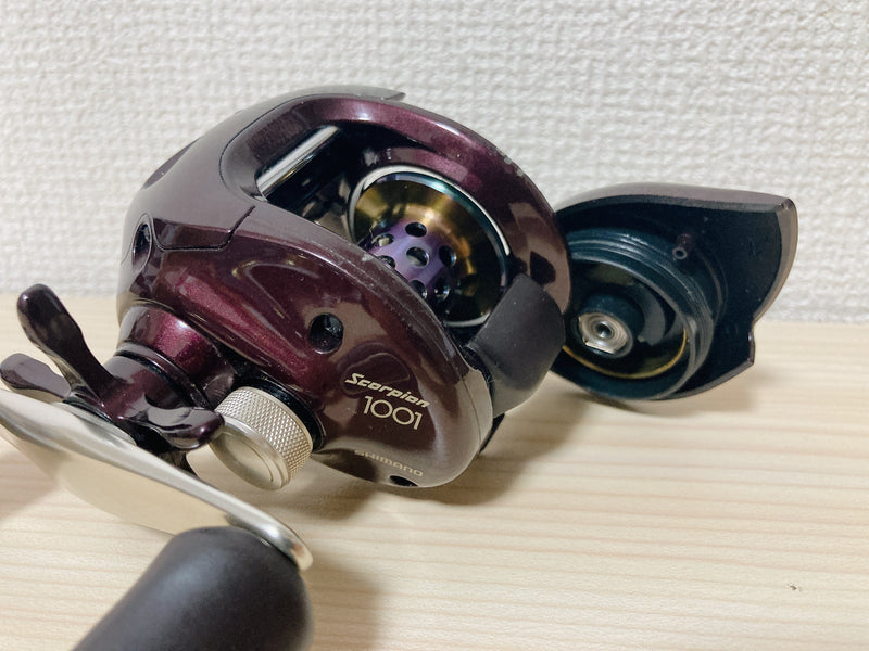 Shimano Baitcasting Reel 00 Scorpion 1001 Left Gear Ratio 6.2:1 Fishing Reel