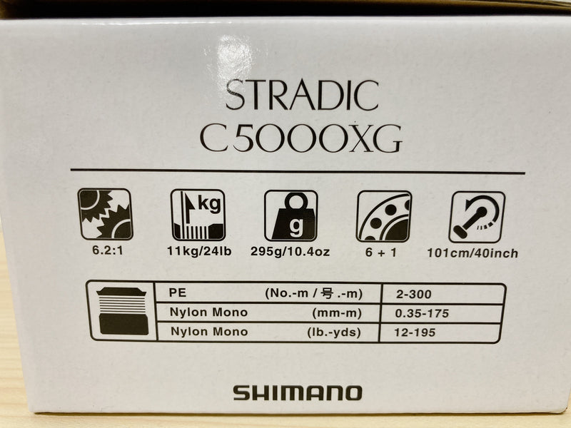 Shimano Spinning Reel 19 STRADIC C5000XG Gear Ratio 6.2:1 Fishing Reel