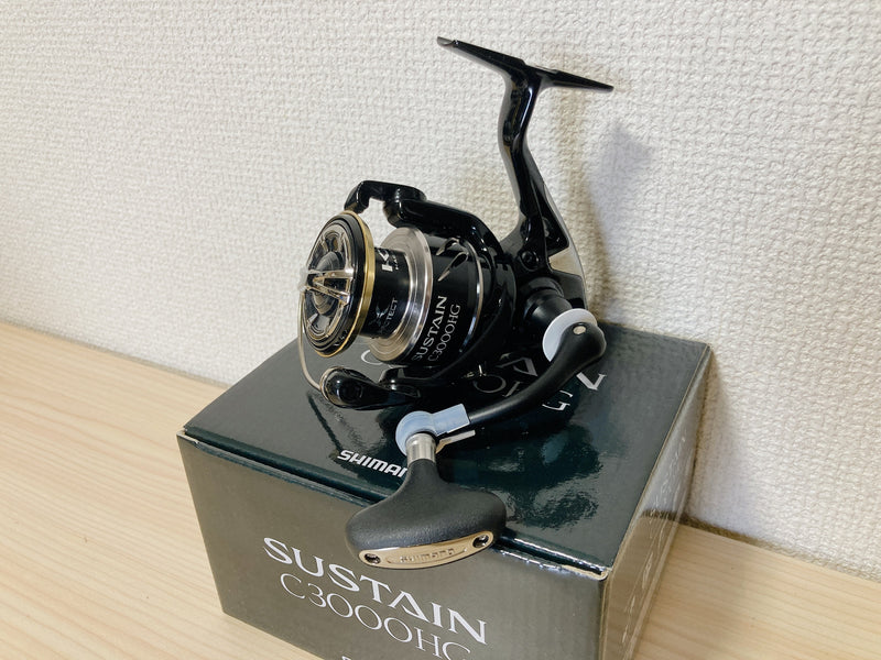 Shimano Spinning Reel 17 SUSTAIN C3000HG HAGANE Gear/Body protect 6.0