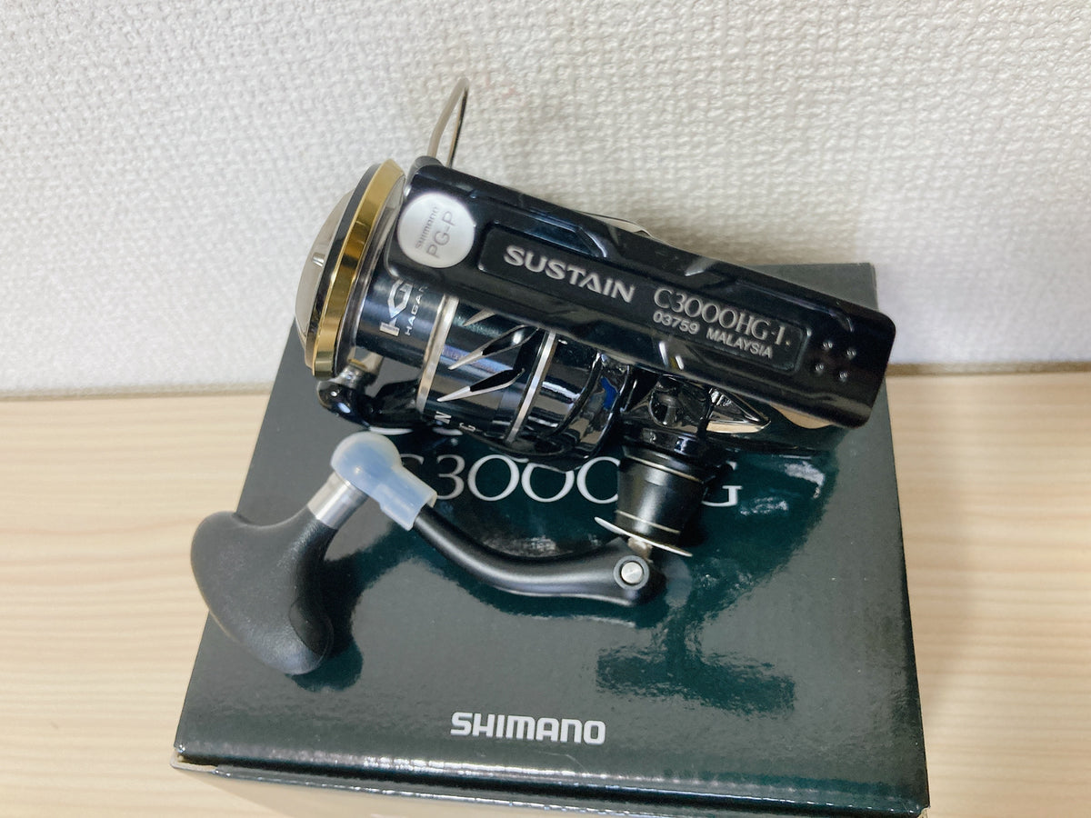 shimano 17 sustain c3000hg spinning reel Shimano Spinning Reel 17 SUSTAIN C3000HG HAGANE Gear/Body protect 6.0: