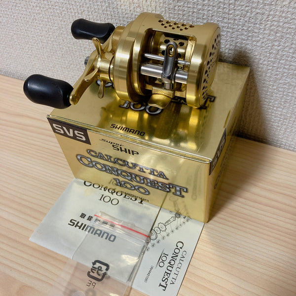 Shimano Baitcasting Reel 01 CALCUTTA CONQUEST 100 Right RH442100 IN BOX-2