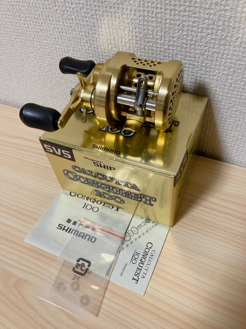 Shimano Baitcasting Reel 01 CALCUTTA CONQUEST 100 Right RH442100 IN BO