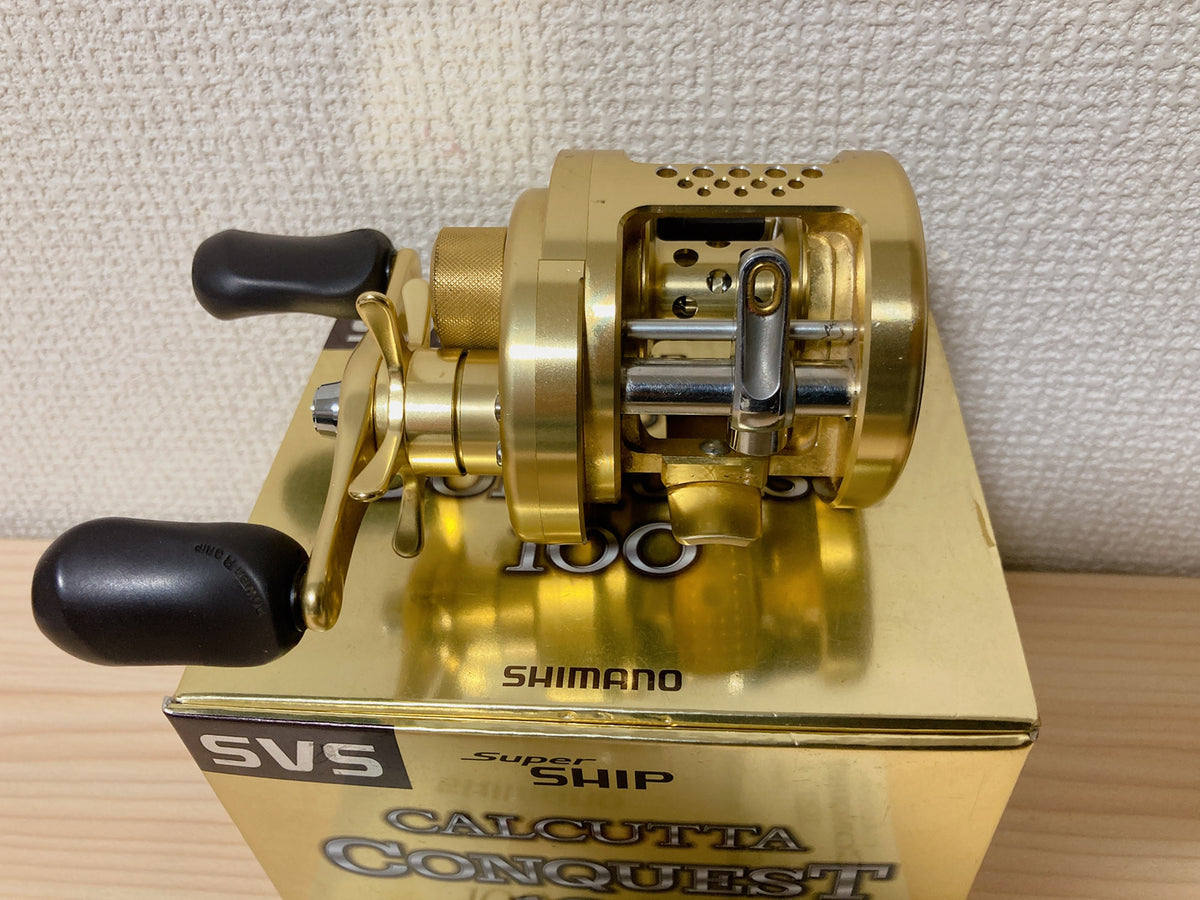 【2024A/W新作★送料無料】 Shimano Baitcasting Right 100 CONQUEST CALCUTTA 01 Reel リール