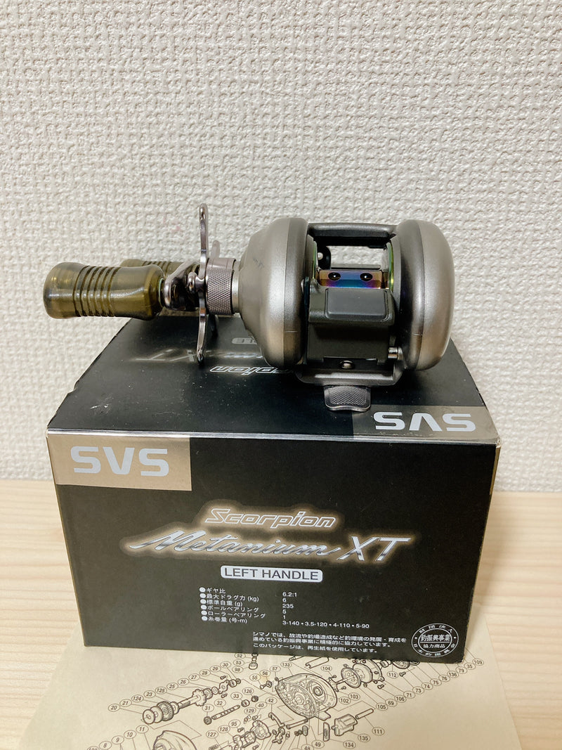 Shimano Baitcasting Reel 97 Scorpion Metanium XT Left Gear Ratio 6.2:1 IN BOX