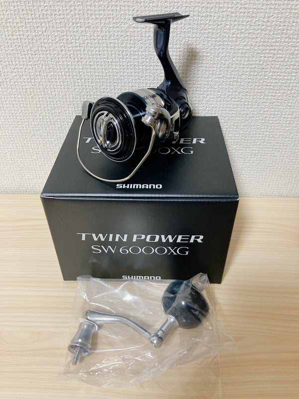 Shimano Spinning Reel 21 TWIN POWER SW 6000XG Gear Ratio 6.2:1 Fishing IN BOX