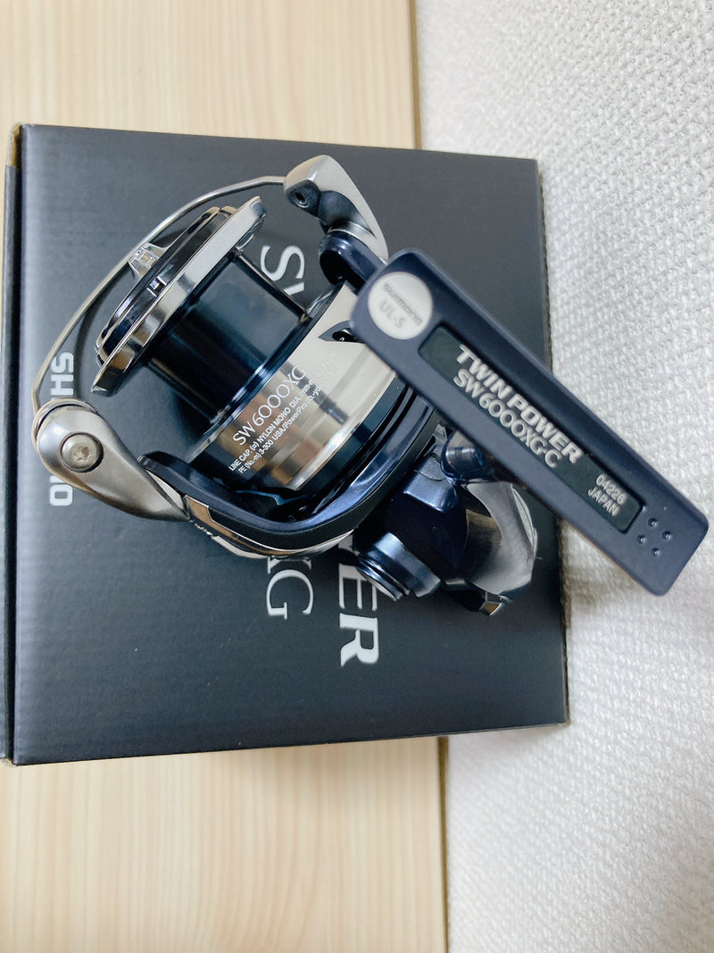 Shimano Spinning Reel 21 TWIN POWER SW 6000XG Gear Ratio 6.2:1 Fishing IN BOX
