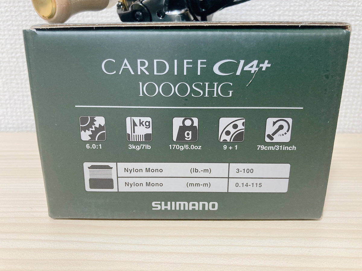 Shimano Spinning Reel trout 18 CARDIFF CI4+ 1000SHG 6.0:1