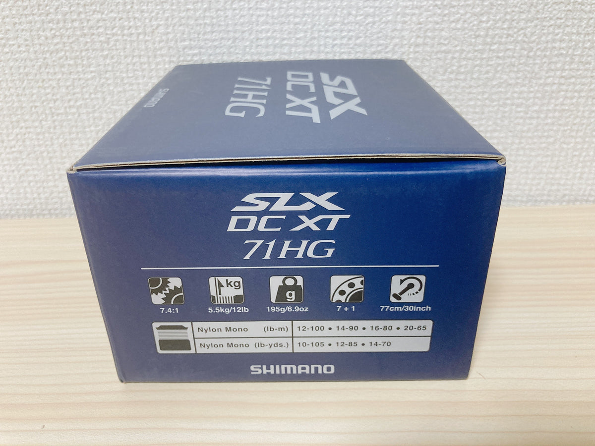 Shimano Baitcasting Reel 22 SLX DC XT 71HG Left Gear Ratio